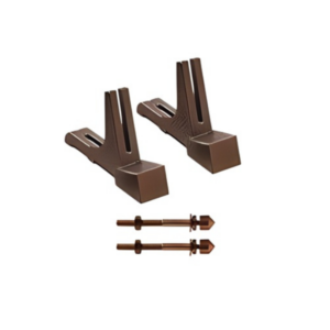 Suportes com parafusos em alumínio