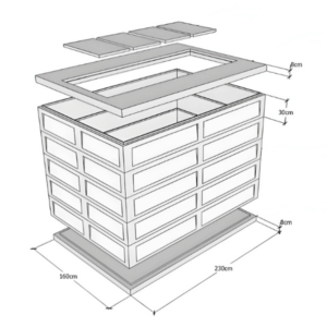 Jazigos Subterrâneos 160 ½ Módulos