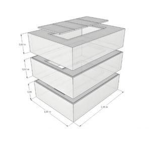 Jazigos Subterrâneos 190 Módulos