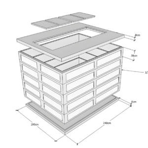 Jazigos Subterrâneos 190 ½ Módulos