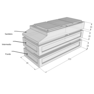 Jazigos Subterrâneos ½ Modulos
